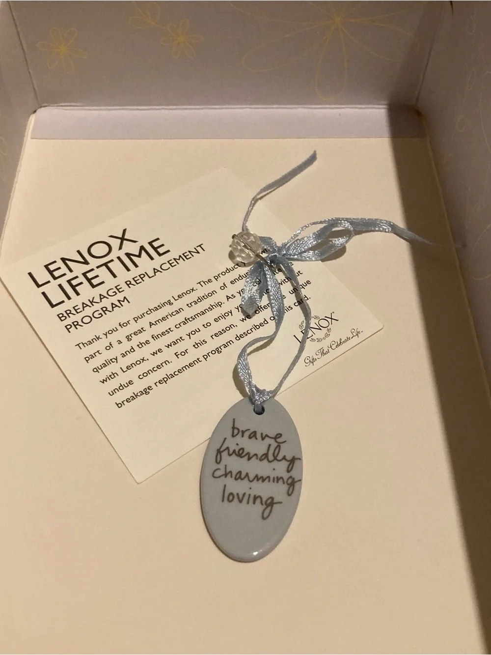 Lenox Budding Birthstone Vase APRIL